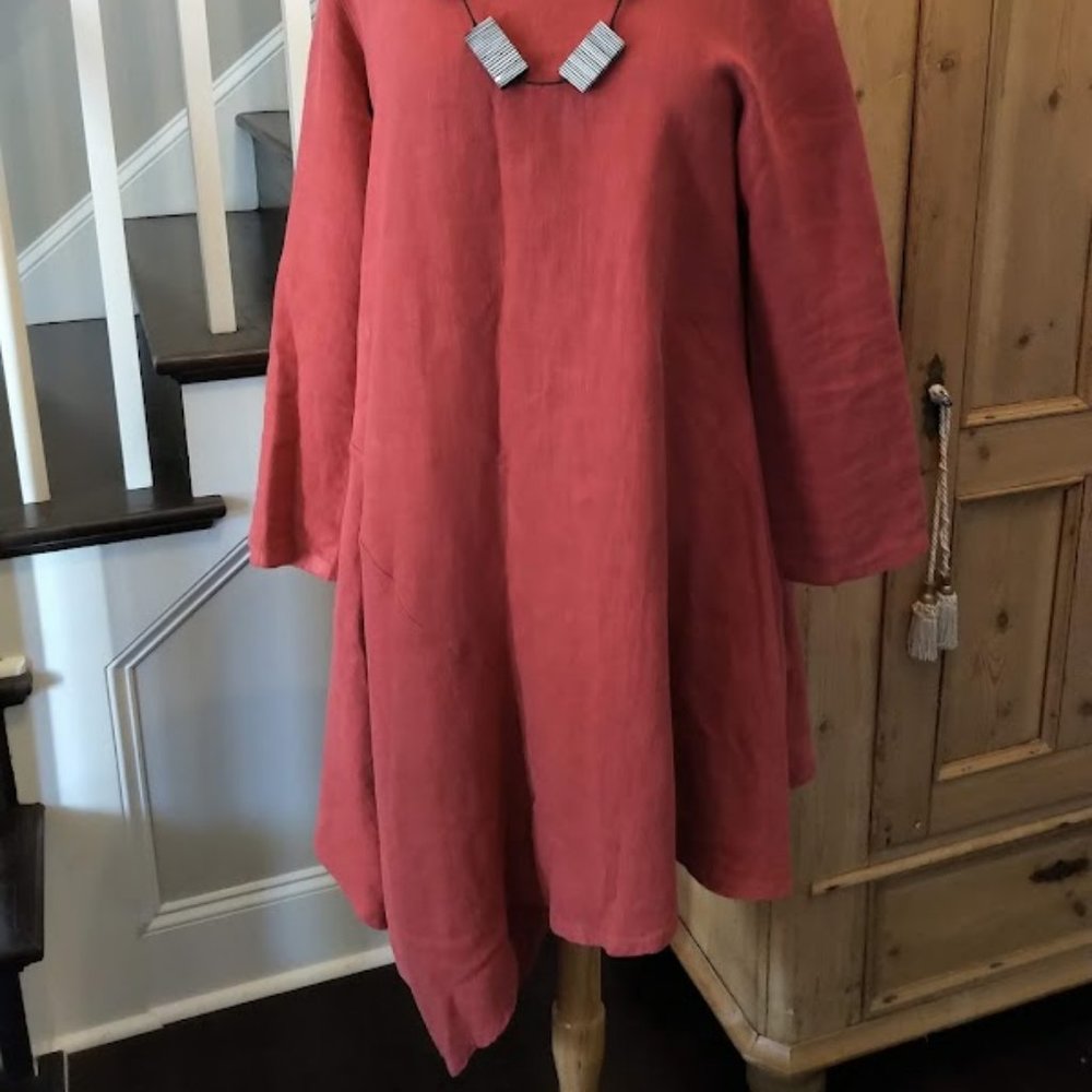 Bryn Walker Raspberry Red Naida Tunic S